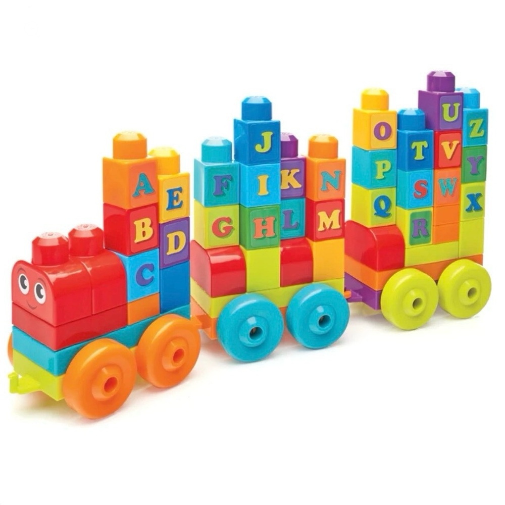 (💛2/$30) Mega Bloks ABC Learning Train building blocks